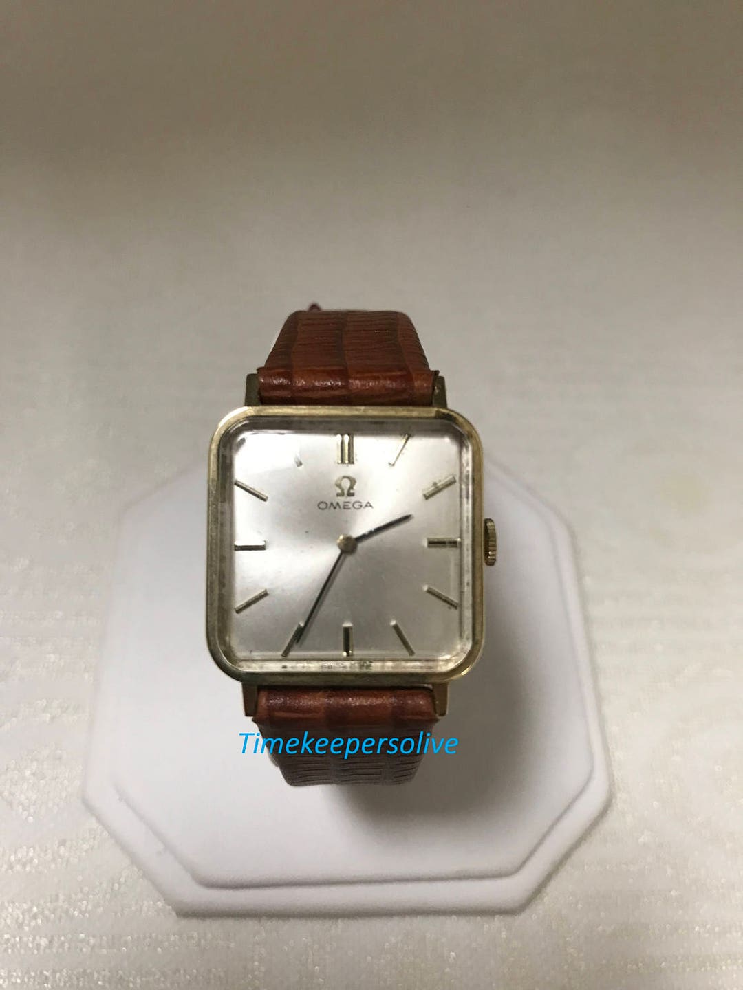 Gold omega watch 1960's deals