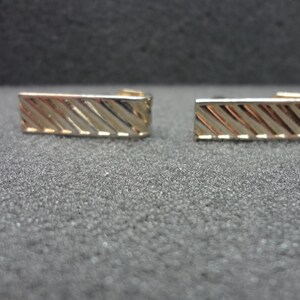 a426 Vintage Rectangle wrap Cuff links by Hickok