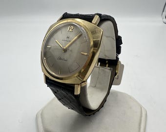 u015 Reloj de pulsera eléctrico vintage Hamilton Taurus de los años 60