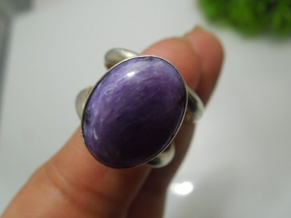 q452 Beautiful Sterling Silver Ring Size 9 (USA) … - image 1