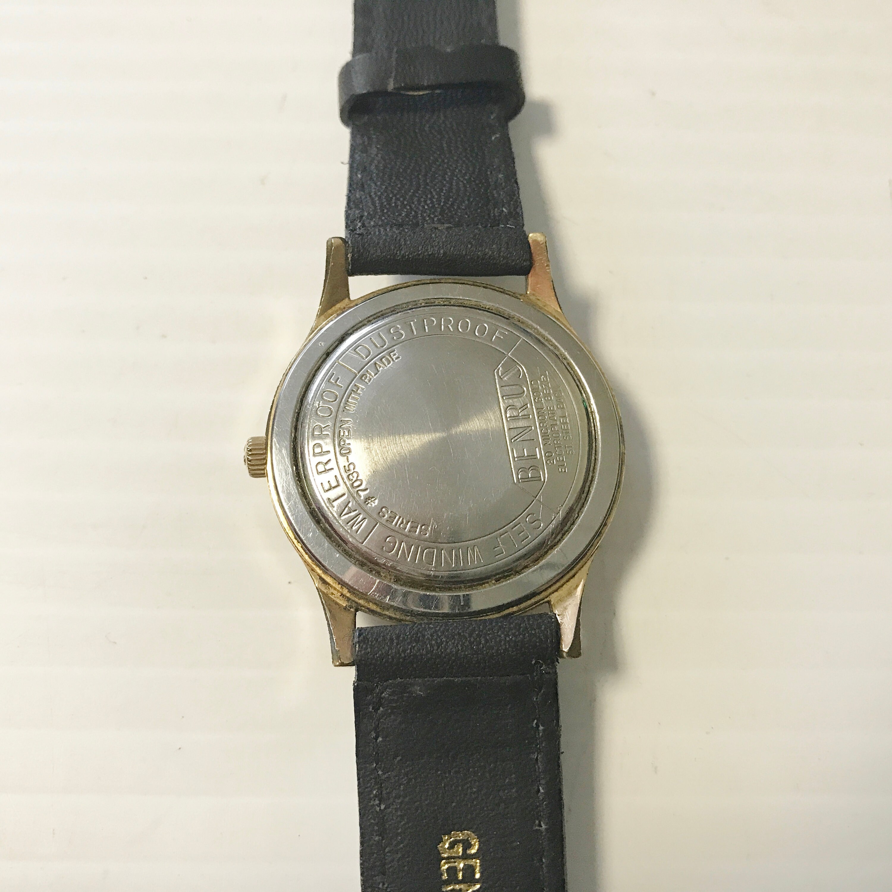 E640 Vintage Benrus Swiss Self-winding Waterproof Men's Wrist