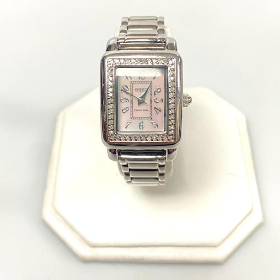 v241 Vintage Ecclissi Sterling Silver Case and Ba… - image 1