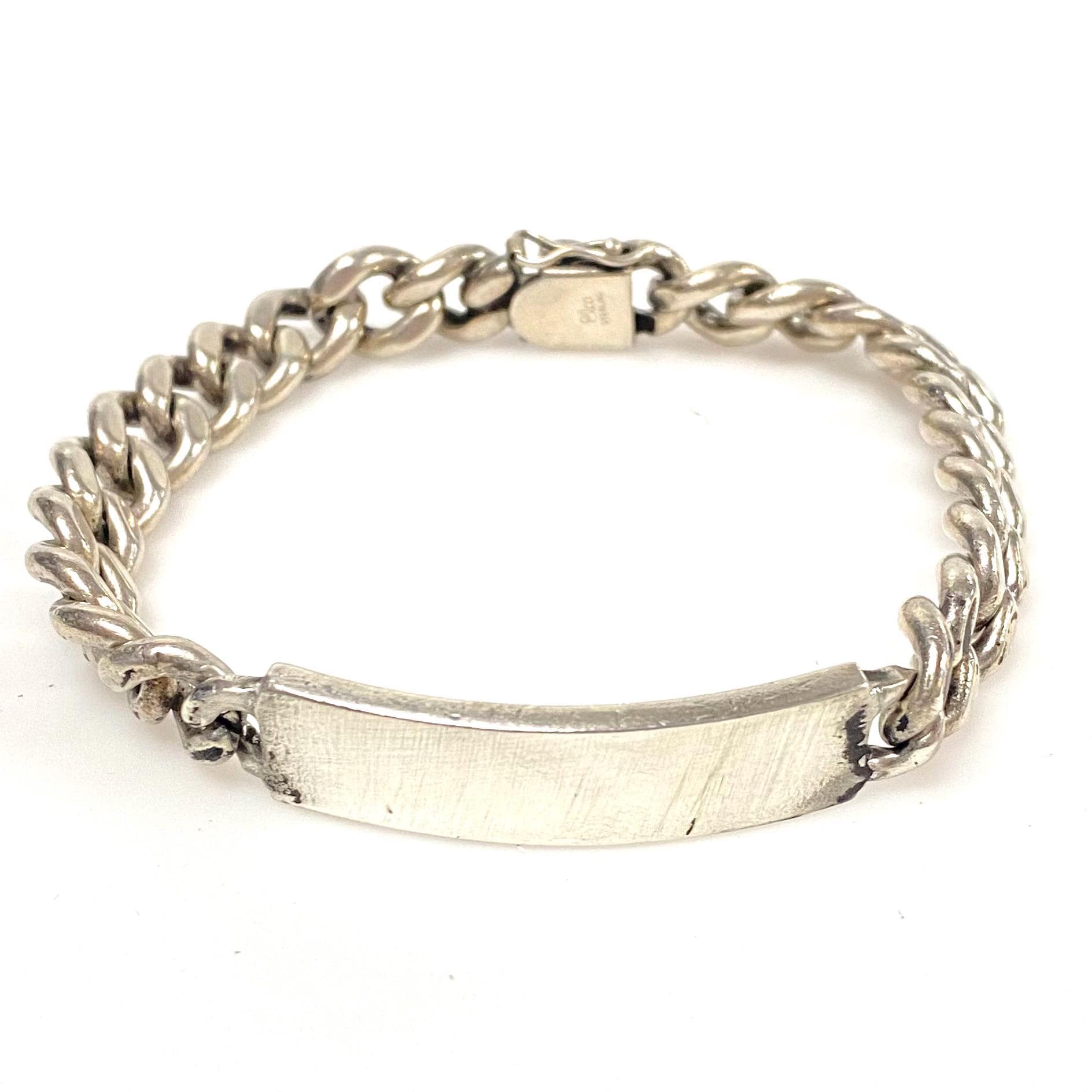 Elco Sterling Id Bracelet - Etsy