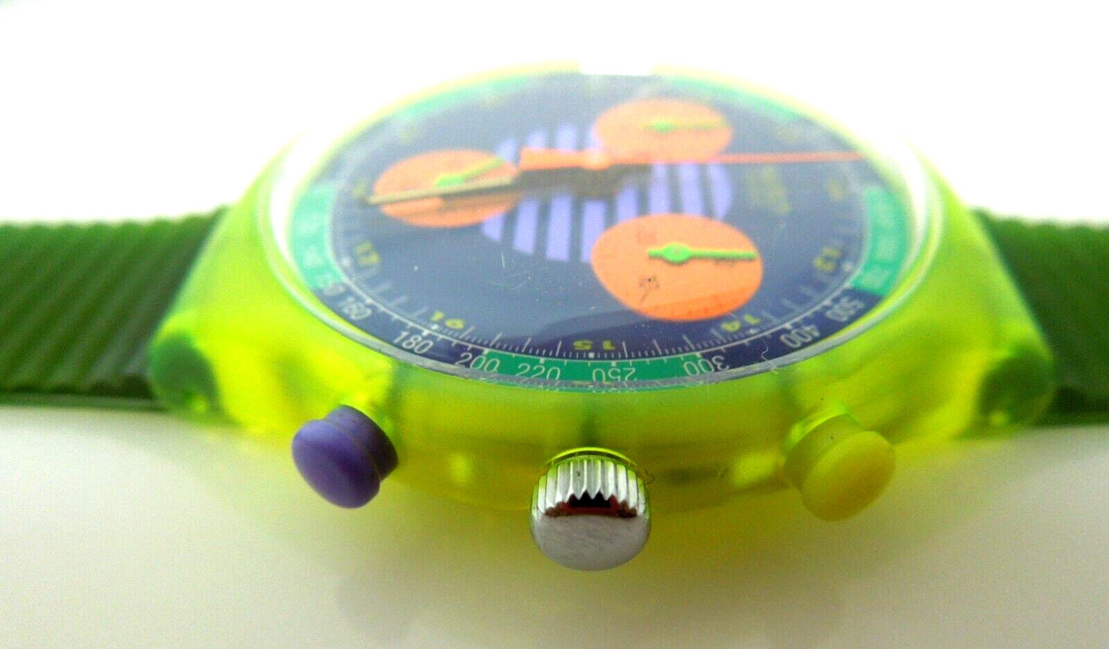 S499 SWATCH Watch Neo Wave Chrono SCJ100 Gents Watch - Etsy