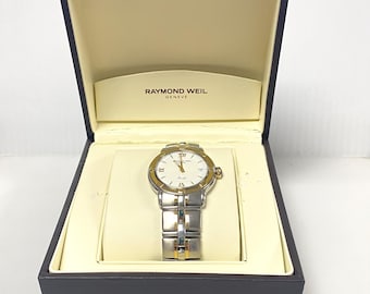 Raymond Weil “bamboo” – Ref. 9059 | 18K Gold Electroplated | 1980s