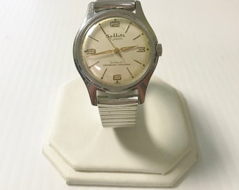 f022 Vintage Sellita Mechanical Men's Wrist Watch Incabloc 17J