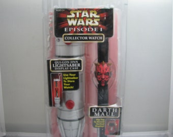 b638 Star Wars Episodio I Darth Maul Reloj de pulsera para coleccionistas
