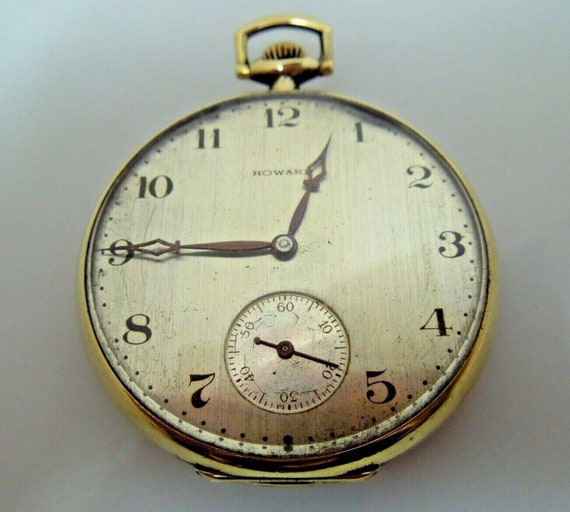 s237 Howard Pocket Watch Keystone 1056684 - image 1