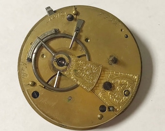 e965 Vintage Mechanical Wrist Watch Movement for Parts Repair