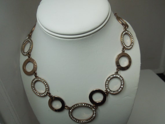 q301 Beautiful Copper Tone Necklace 15" - image 7