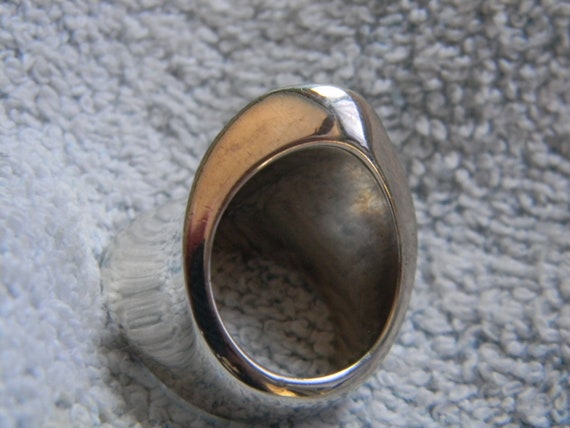 j800 Unique Abstract Design Sterling Silver Ring … - image 3
