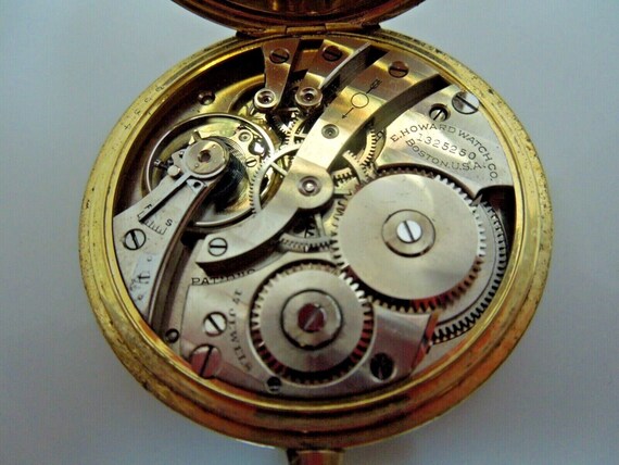 s237 Howard Pocket Watch Keystone 1056684 - image 5