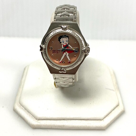 時計 boobooboo V865 Vintage Valdawn Betty Boop Stainless Steel Japan Quartz