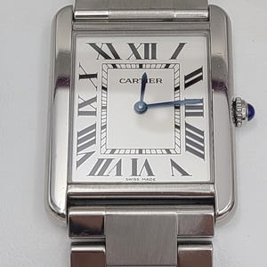 k973 Stylish Unisex Cartier Tank Solo Quartz Wristwatch