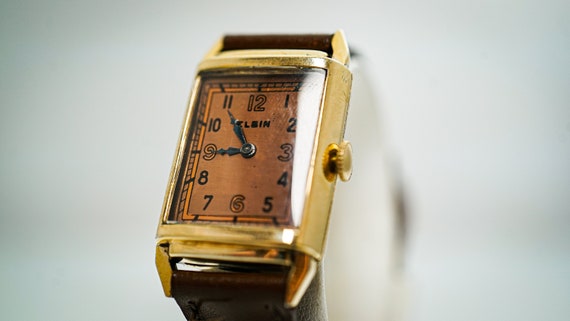 K013 Vintage 1930's Unisex Elgin Watch - image 1