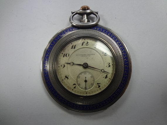 c546 Vintage 1900s Geneve Pocket Watch - image 1