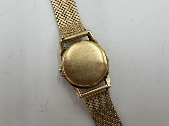 u033 Hamilton 1950s 10k Gold Filled Wrist Watch - image 4