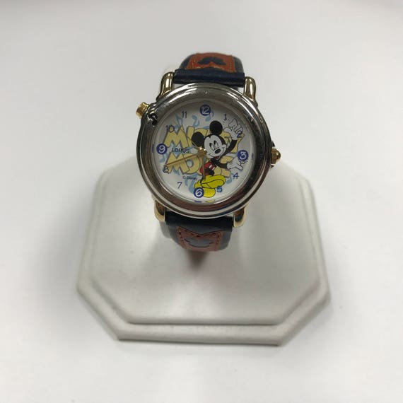 D254 Vintage Lorus Disney Mickey Stainless Steel Water  display picture 3