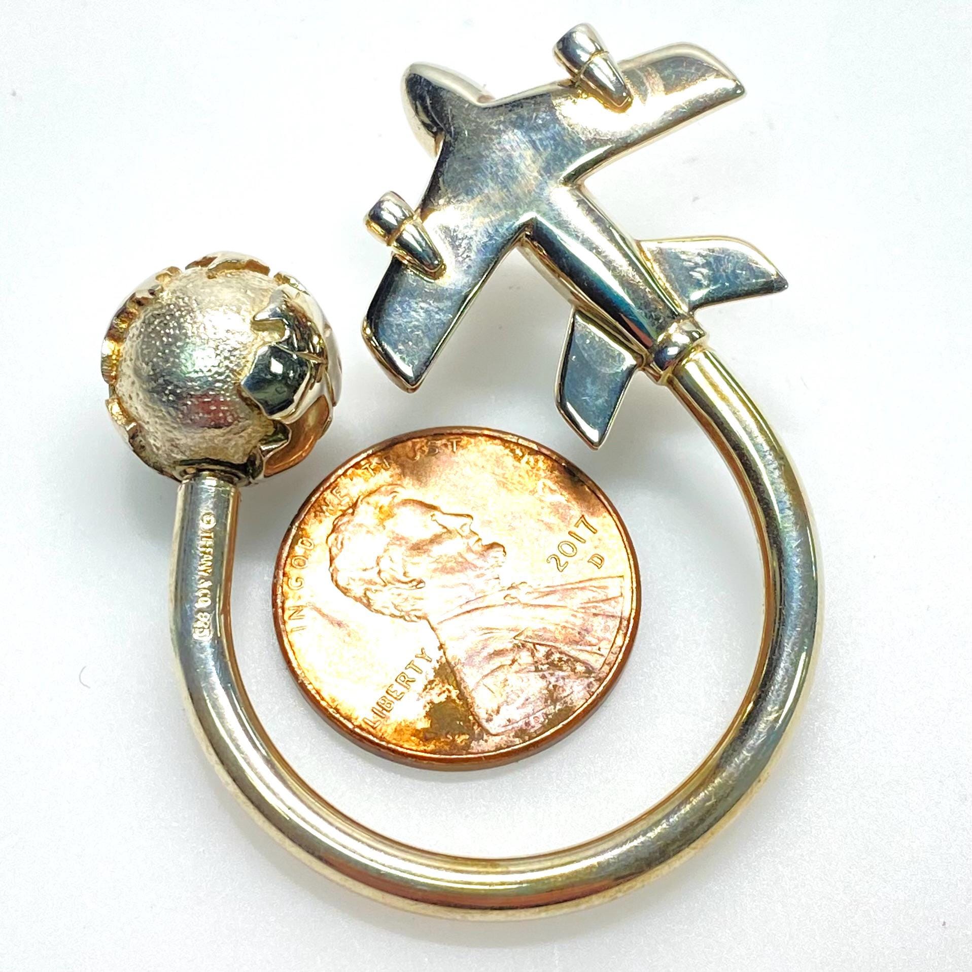 V985 Tiffany & Co. Sterling Silver 925 Keychain With Figural