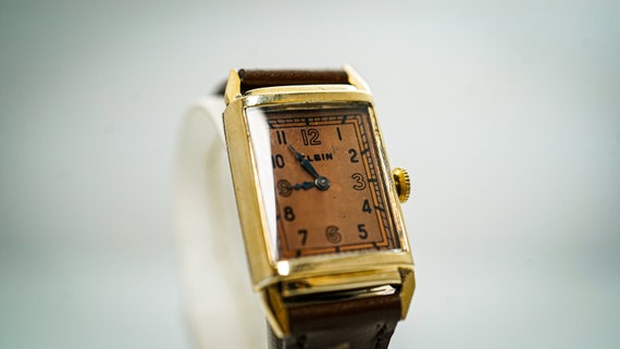 K013 Vintage 1930's Unisex Elgin Watch - image 3