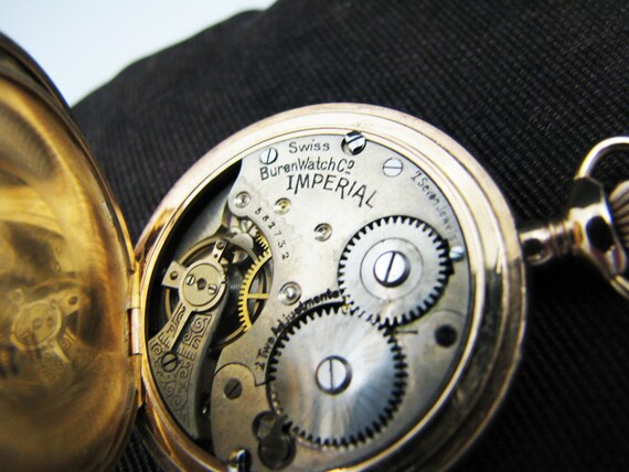 C542 Nice Vintage Imperial Pocket Watch in Double Hunter Case Etsy Canada
