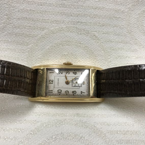 a140 Vintage  Longines 14K Gold Mechanical Hand W… - image 4