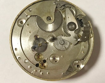 e974 Vintage Lexington Mechanical Wrist Watch Movement for Parts Repair