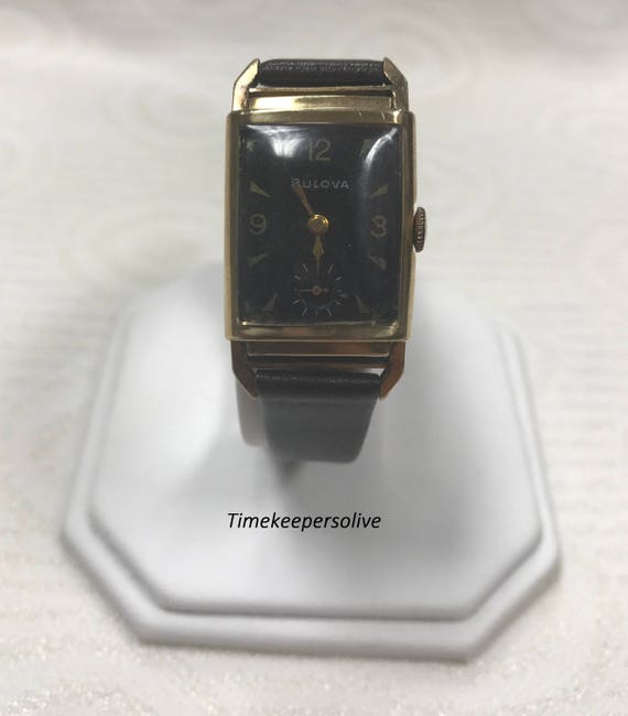 A048 Vintage Bulova Swiss 10K Rolled Gold Plate Wrist Watch - Etsy UK