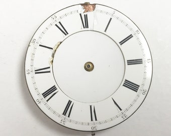 e883 Antique Misc Pocket Watch Movement 45mm for Parts or Repair