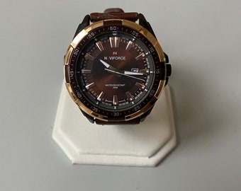 f853 NavyForce Quartz Stainless Steel Men's Wrist Watch Professional WP 30M
