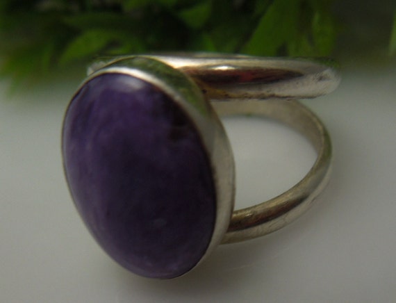 q452 Beautiful Sterling Silver Ring Size 9 (USA) … - image 2