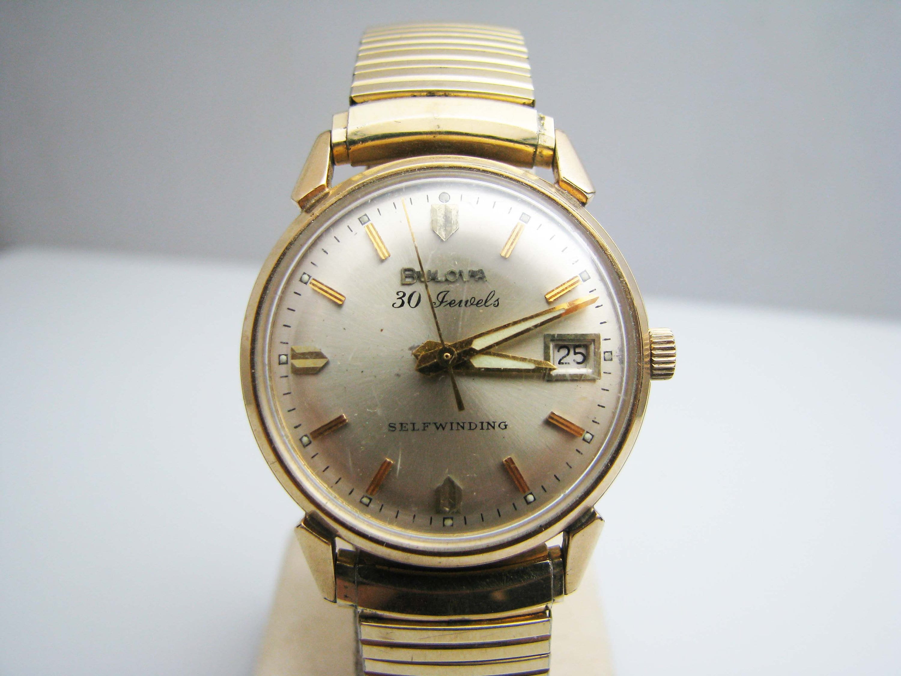 B385 Men's Self Winding 30J Bulova Wristwatch - Etsy B385 Men's Self Winding 30J Bulova Wristwatch - Etsy
