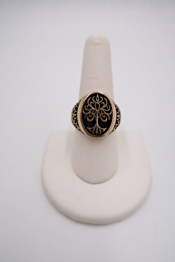 t365 Handmade Gondor 925 Silver Ring, Mens Signet 