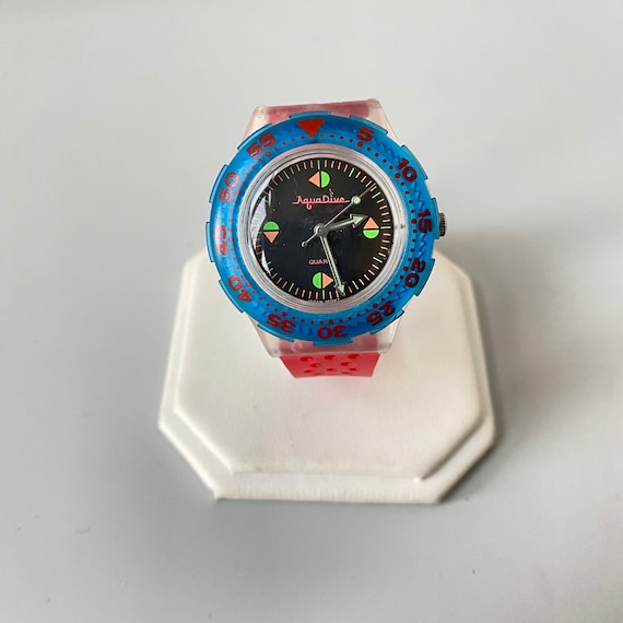 F821 Aqua Dive Men\'s Wrist Watch Plastic Band - Etsy