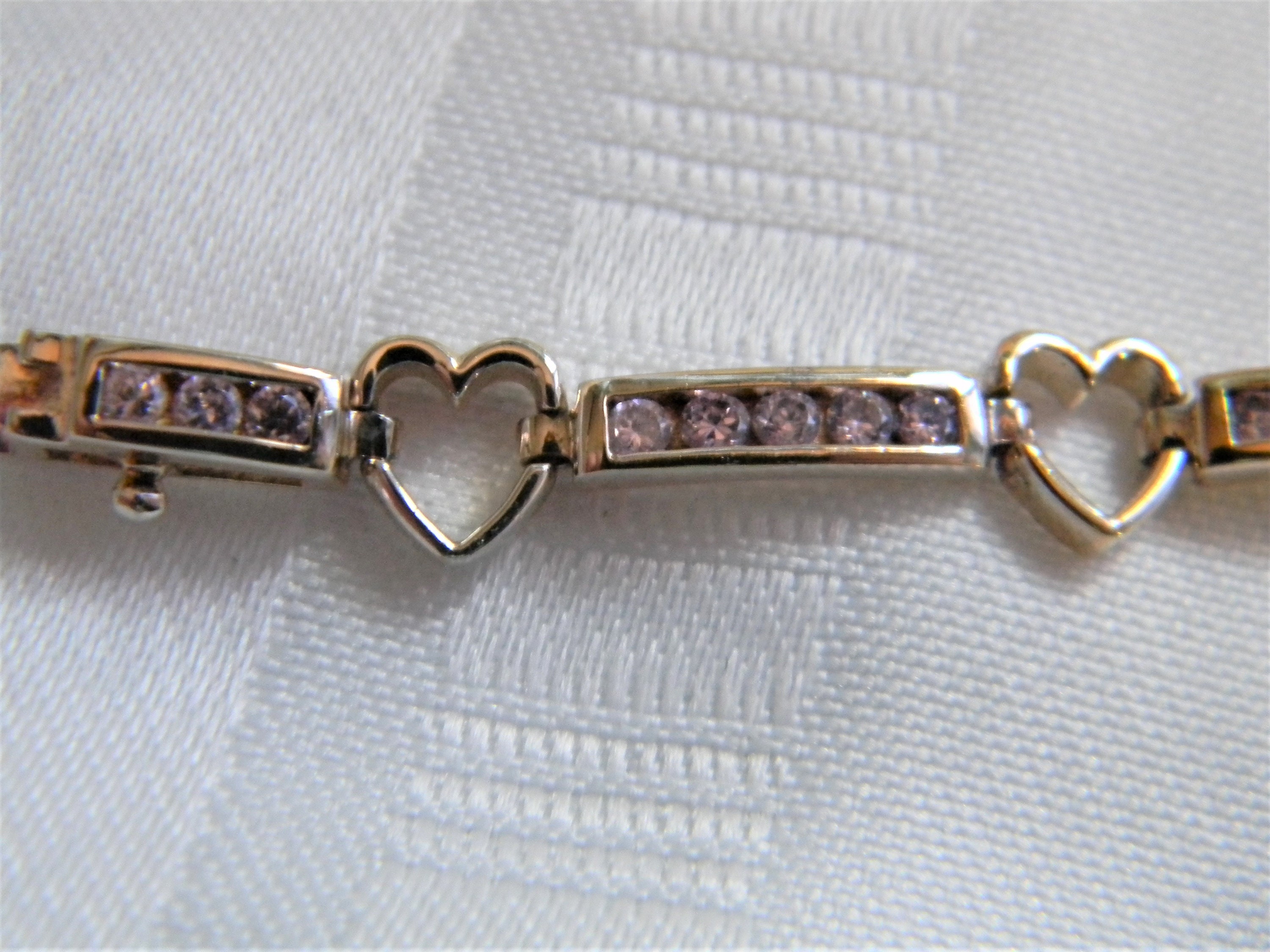 ランキング2025 Beautiful J715 Vintage Stone Pink and Heart Silver Sterling その他