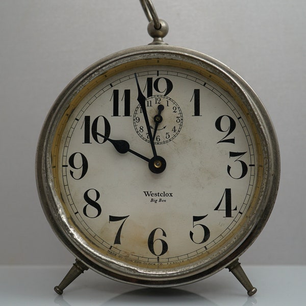 K198 Vintage Westclox Big Ben Alarm Clock