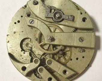 e948 Vintage Wrist Mechanical Watch Movement for Parts Repair