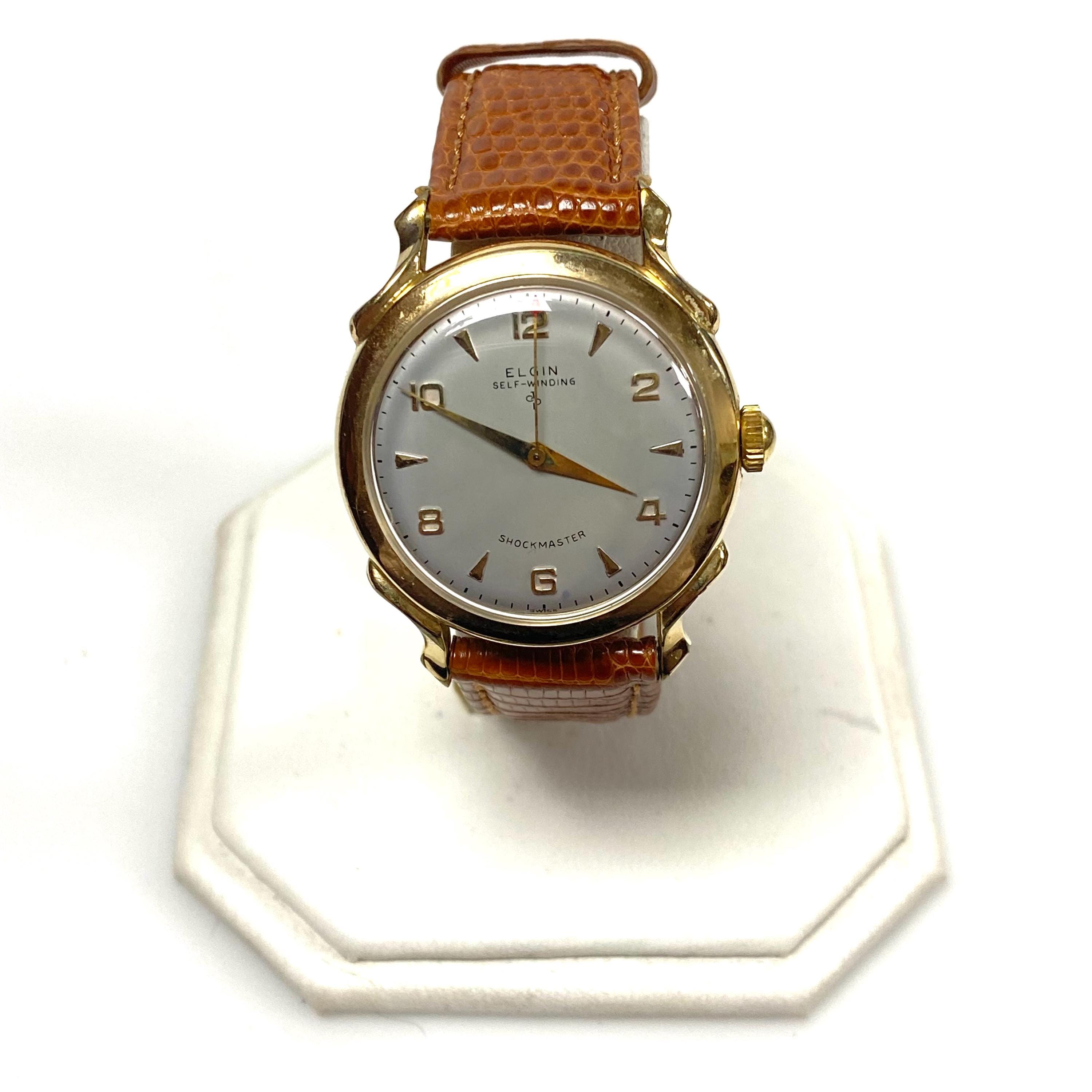 Vintage Rare ELGIN Watch Shockmaster Automatic Self-Winding 10K Gold Filled Vintage Elgin Shockmaster 10K Gold Filled Swiss-made  main image 3