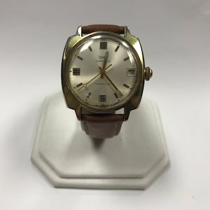 a613 Vintage  Caravelle Electro Mechanical Waterproof Watch 1970&#39;s Japan
