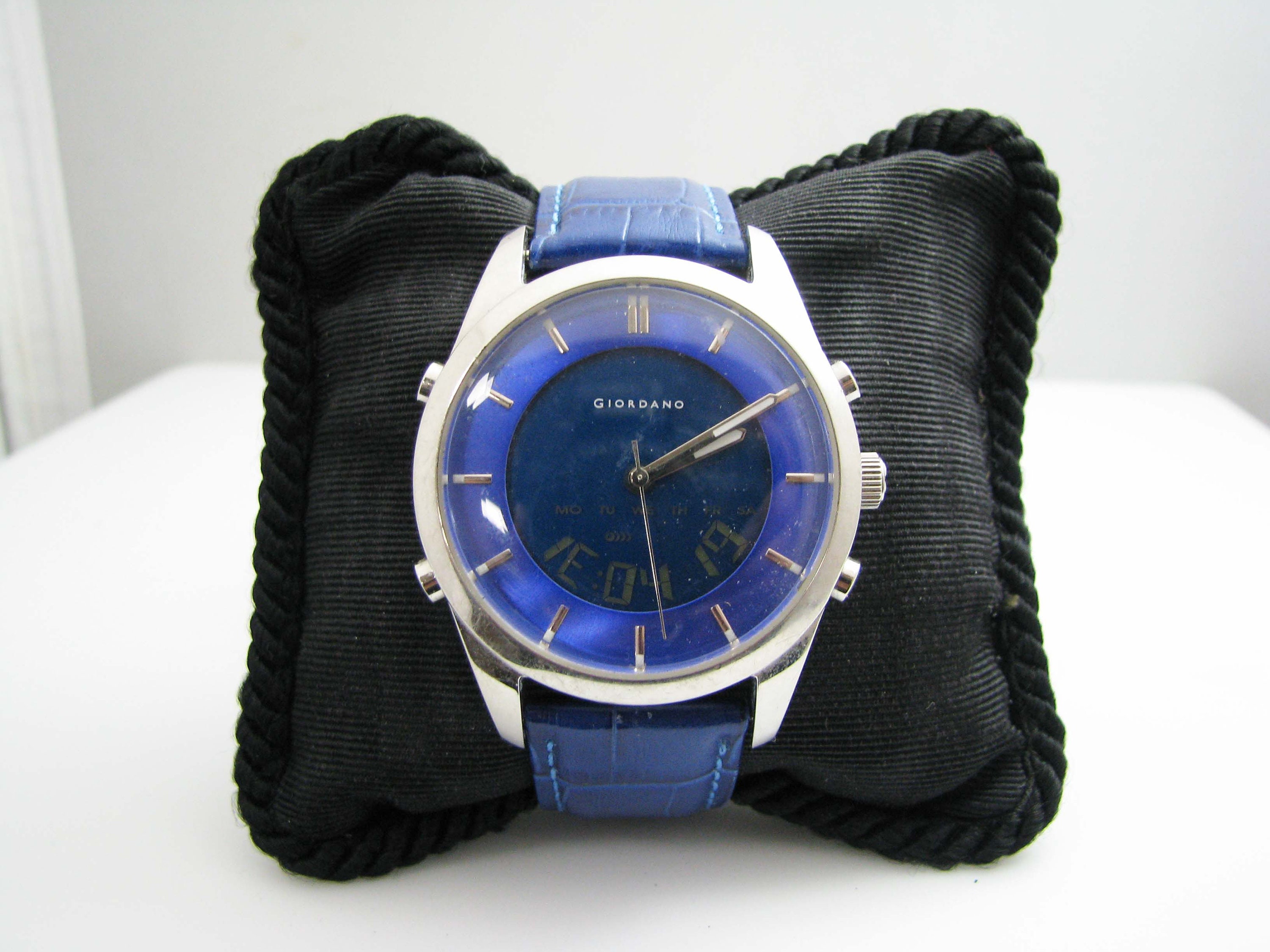 Giordano analog blue dial men's watch discount