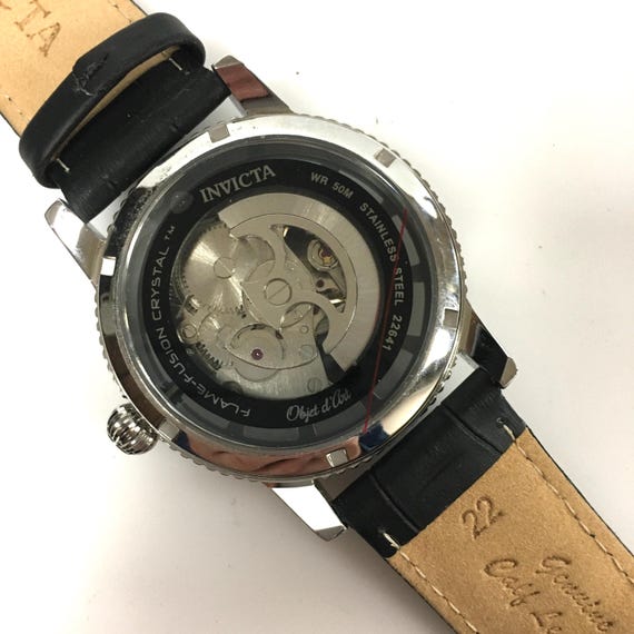 v703 Invicta Objet D'Art Automatic Model 22641 Sk… - image 8