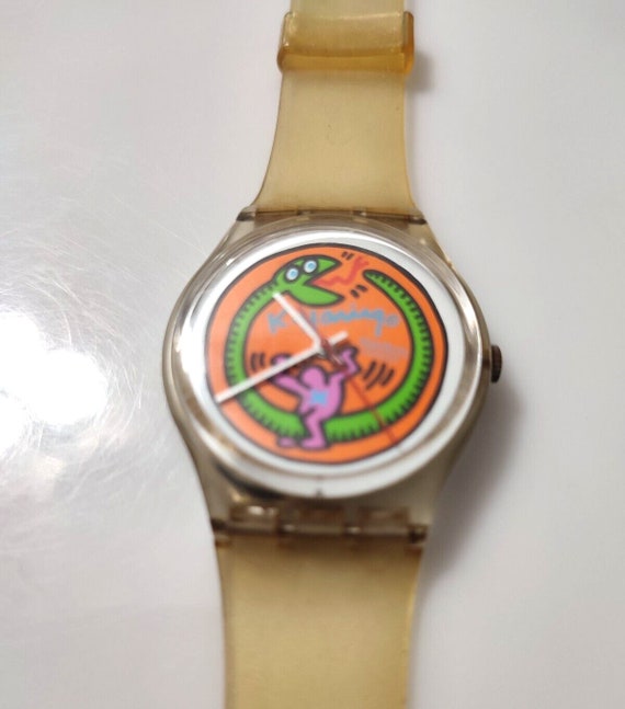 Vintage Swatch Wrist Watch in Original Packaging - Ruby Lane