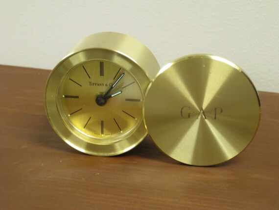 G211 (2) 1990s Tiffany & Co Brass Miniature Alarm Clock - Etsy