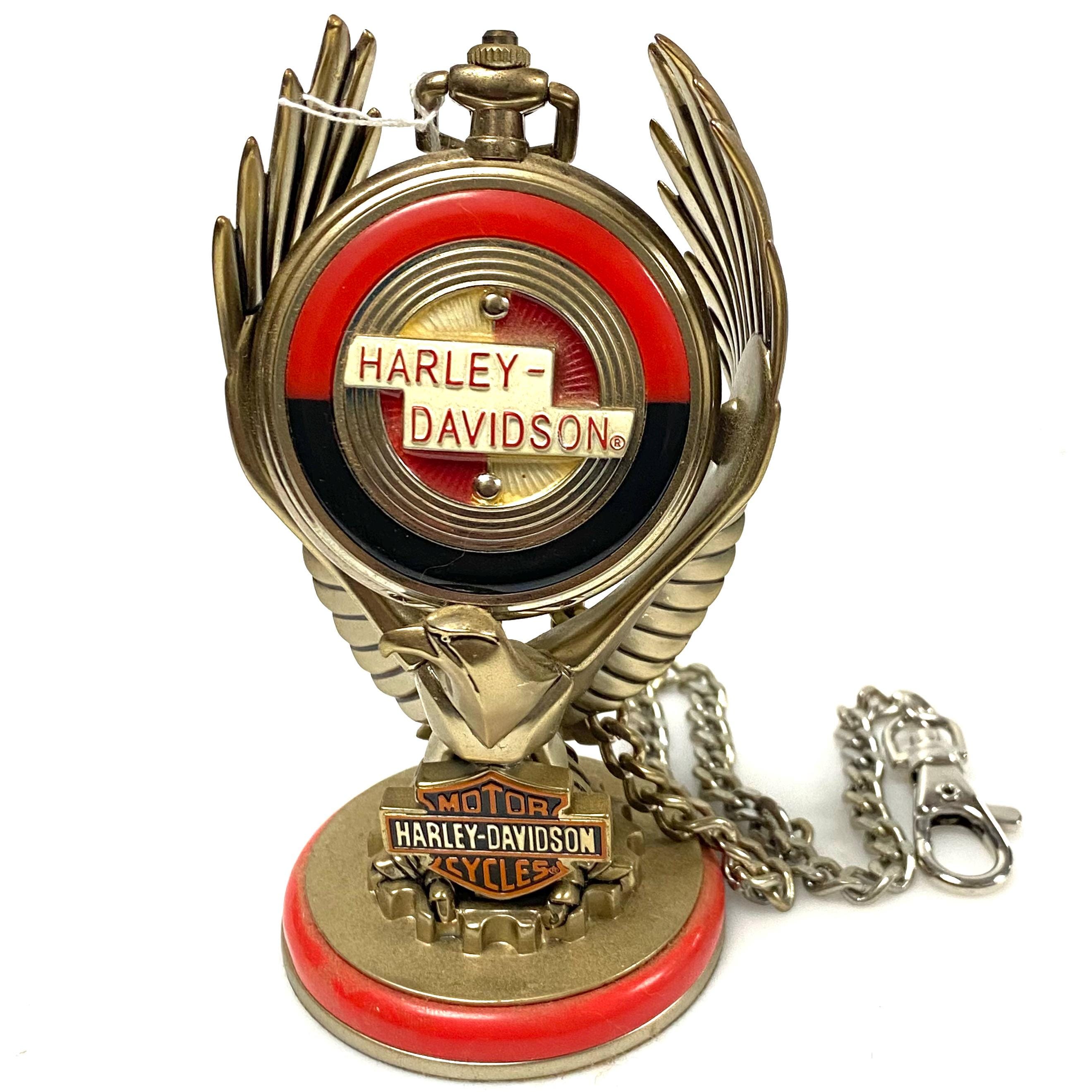 Franklin Mint Pocket Watch Harley Davidson - Etsy