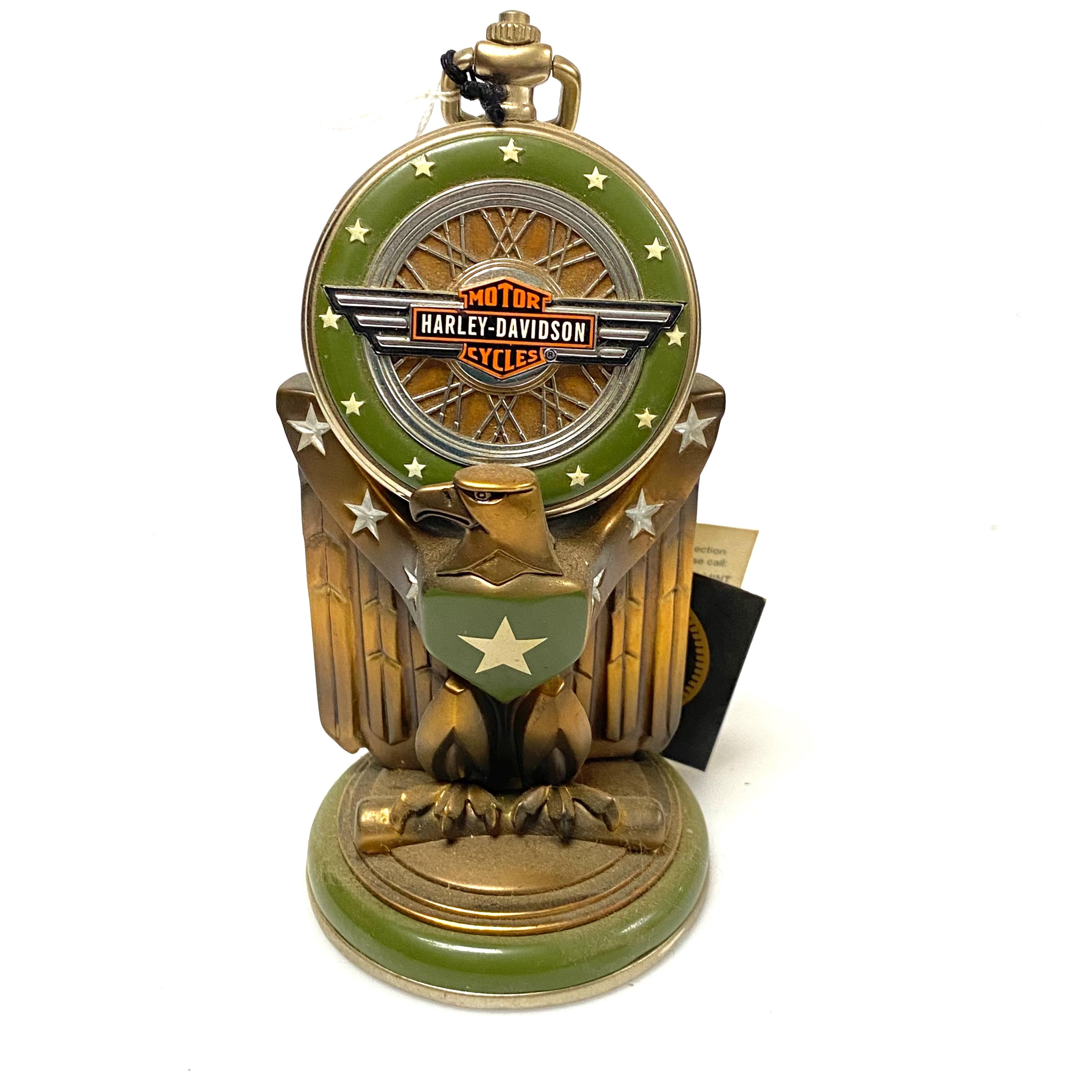 Franklin Mint Pocket Watch Harley Davidson - Etsy
