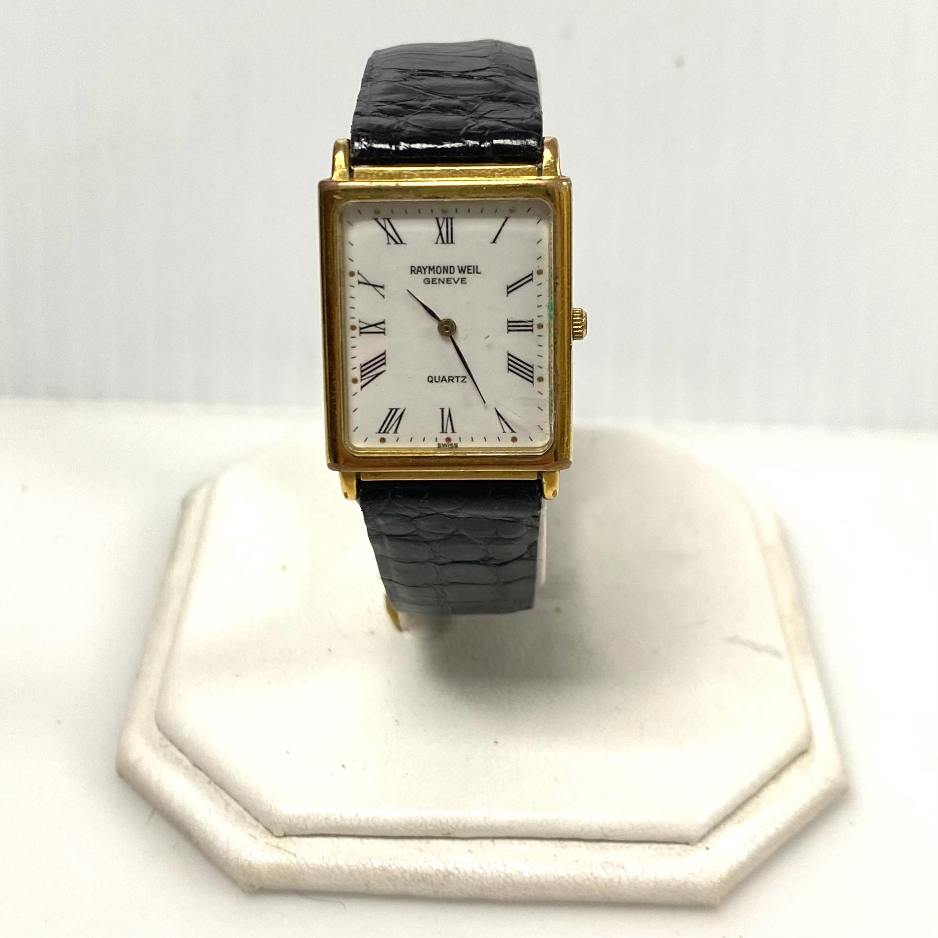 Raymond Weil 18k Gold Watch - Etsy