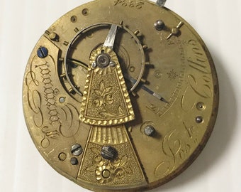 e932 Vintage Wrist Watch English Movement for Parts Repair