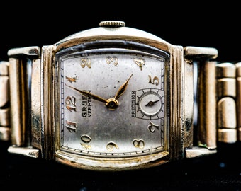 k556 Vintage Men's Gruen Veri-Thin Wristwatch