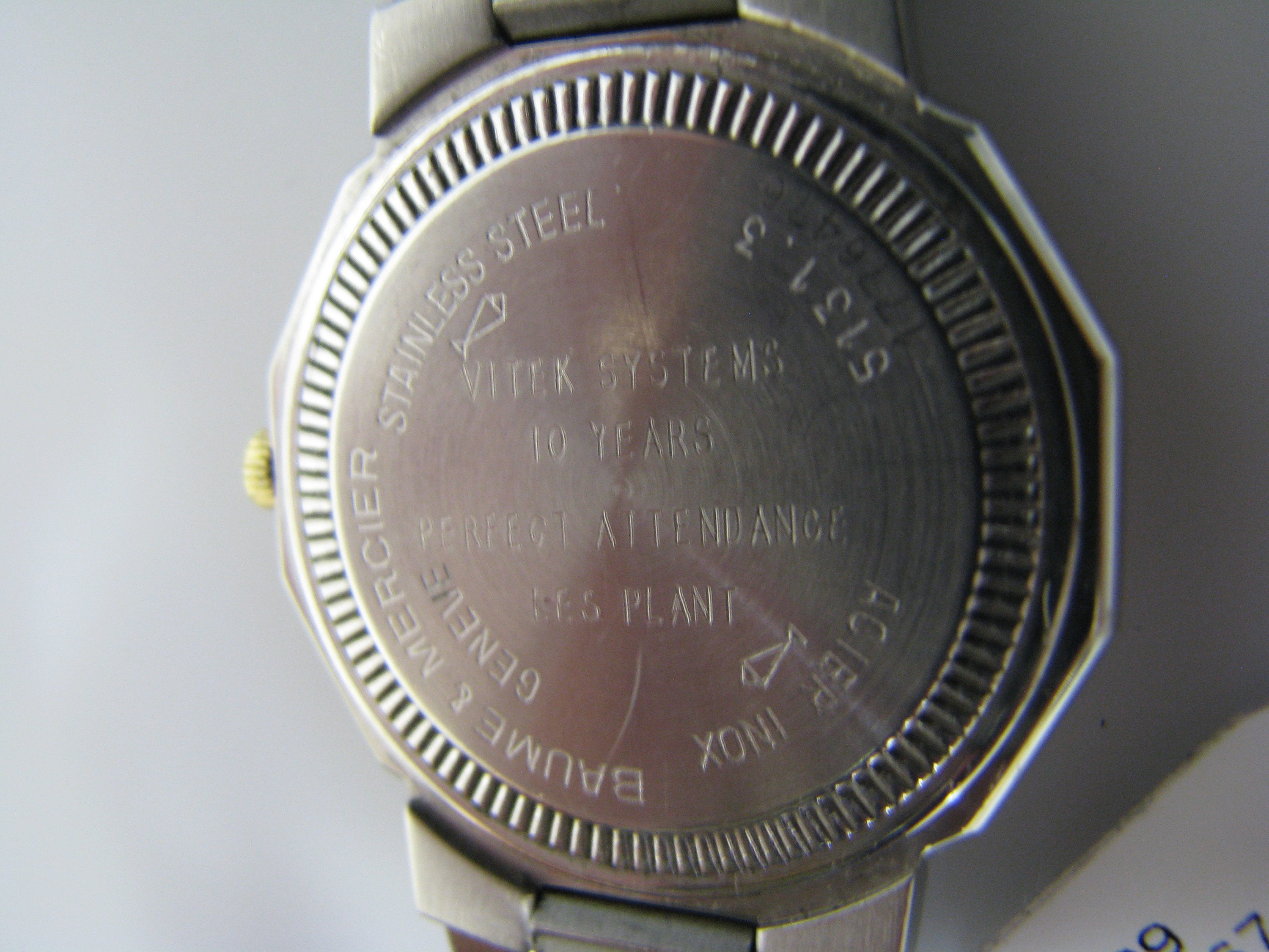 H003 Vintage Baume & Mercier Geneve Watch in 18k Stainless