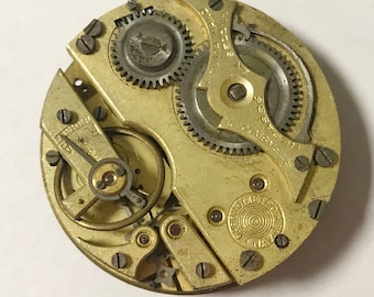 e973 Vintage Mechanical Wrist Watch Movement for Parts Repair